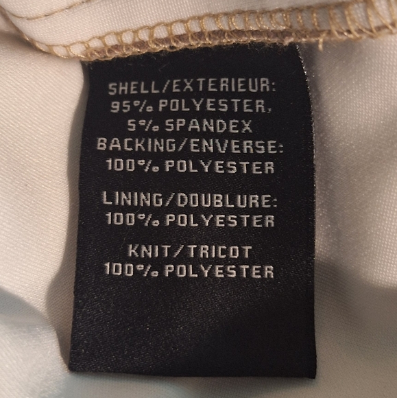 Bagatelle Beige Plaid Moto Style Jacket LG *D4 - Picture 7 of 7